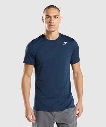 Gymshark Arrival Muške T Shirts Tamnoplave | HR 2531BEX